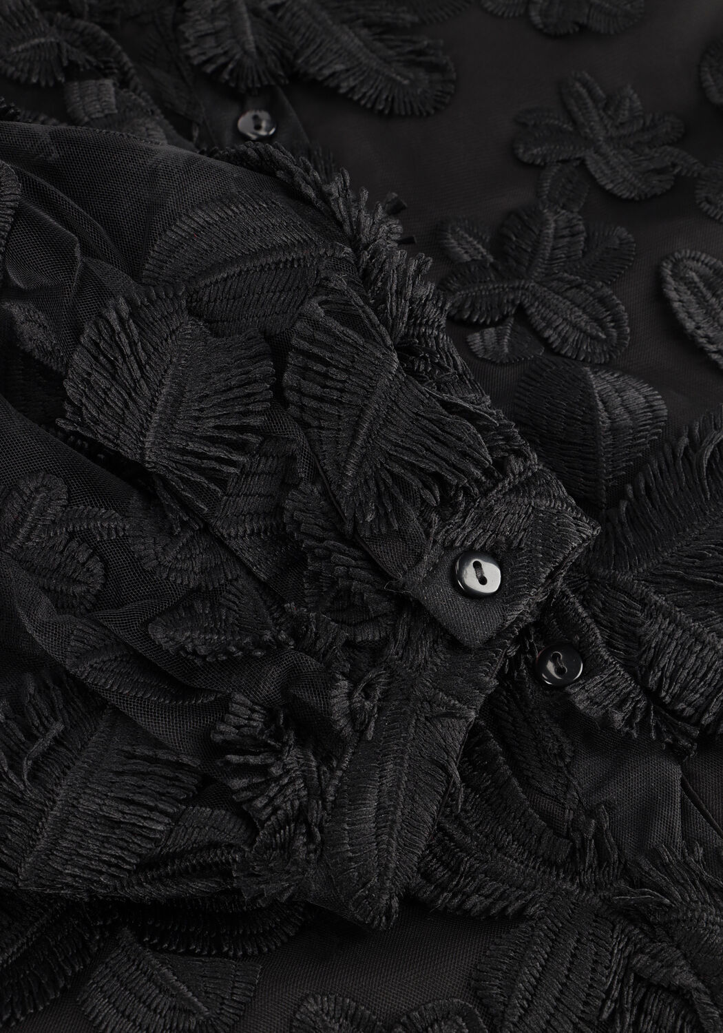 Schwarze Y.A.S. Blusen YASKARLY LS SHIRT - large