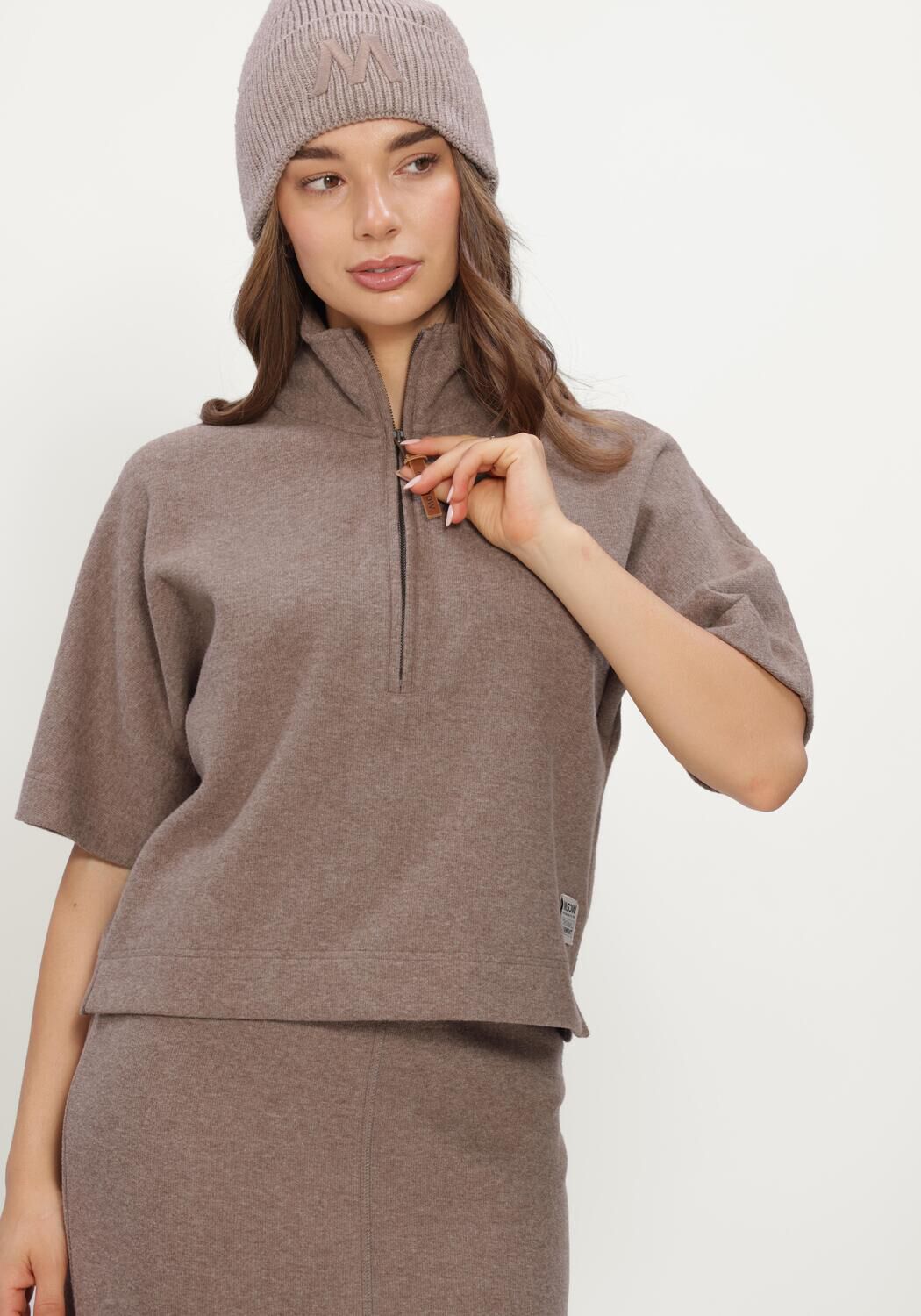 Taupe MOSCOW Pullover 78-04-GINEVRA - large