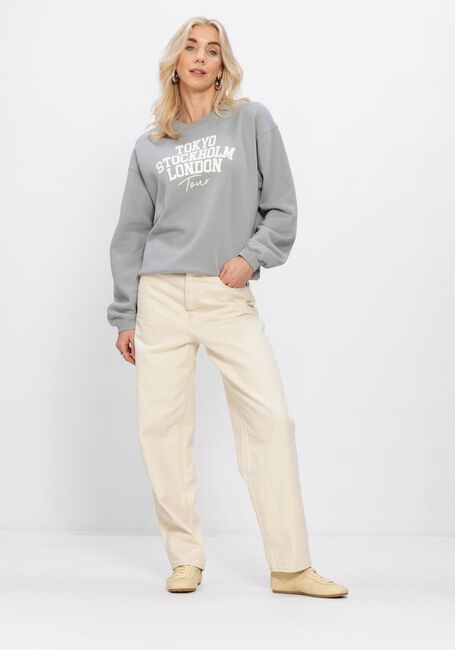 Graue PENN & INK Sweatshirt SWEATER PRINT - large