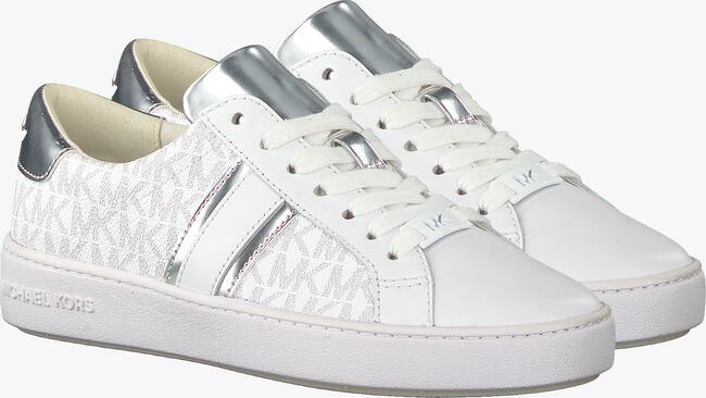 Weiße MICHAEL KORS Sneaker low IRVING STRIPE LACE UP - large
