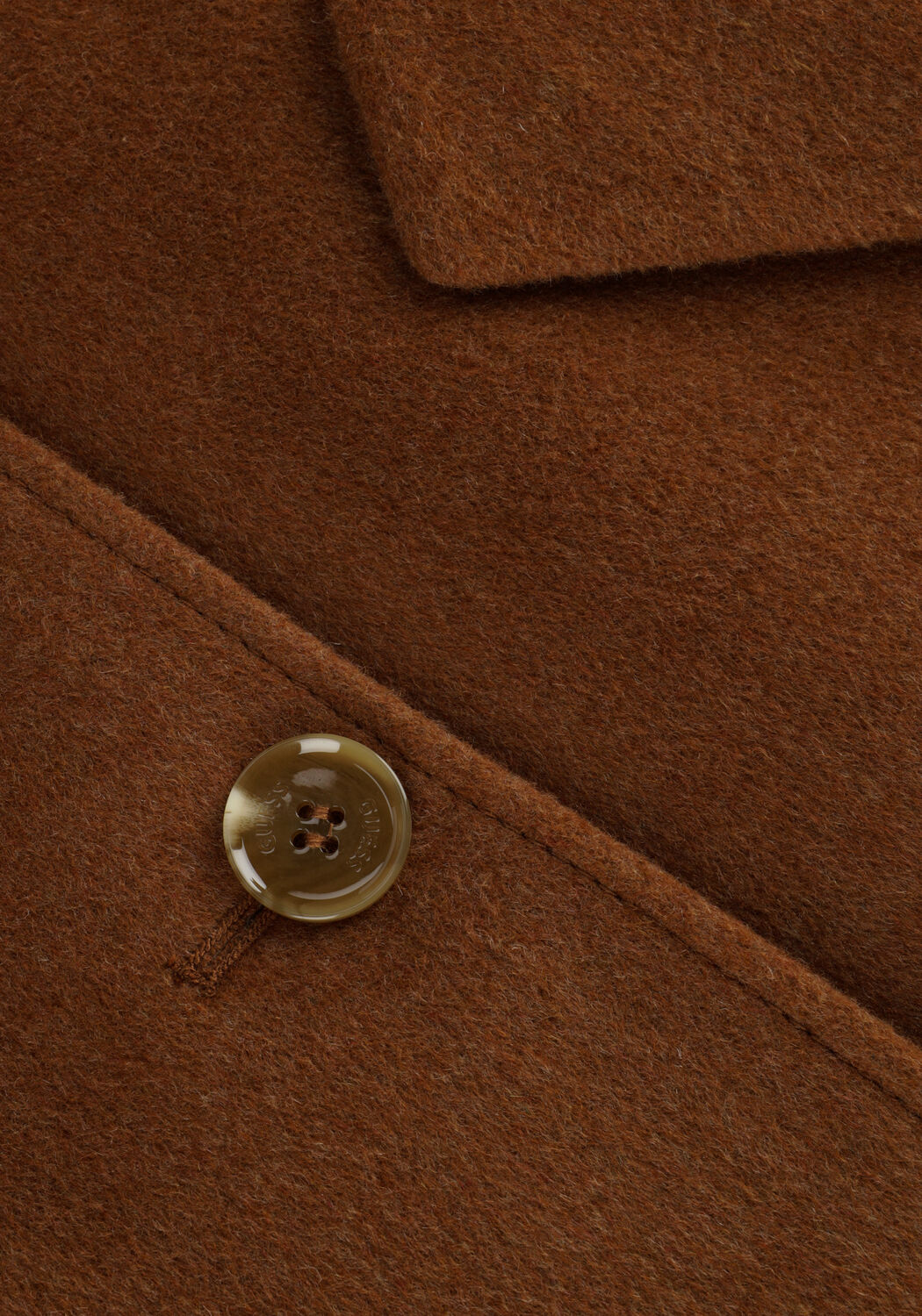 Beige GUESS M&auml;ntel MARTINE COAT - large