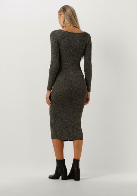 Dunkelgrau NOTES DU NORD Midikleid ICON KNITTED DRESS - large