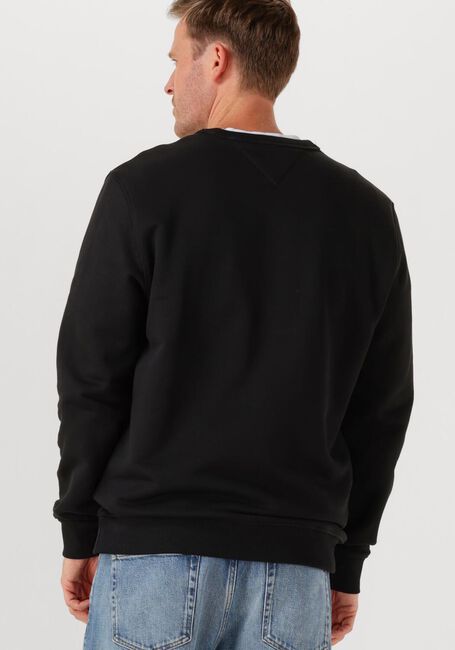 Schwarze TOMMY JEANS Pullover TJM REG BADGE CREW EXT - large