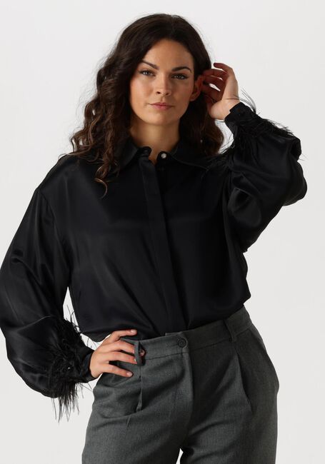 Schwarze ACCESS Blusen D44-7044-198 - large
