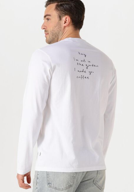 Weiße FORÉT T-shirt RELAX LONG SLEEVE - large