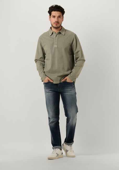 Grüne BUTCHER OF BLUE Polo-Shirt JOHNS RUGBY POLO - large