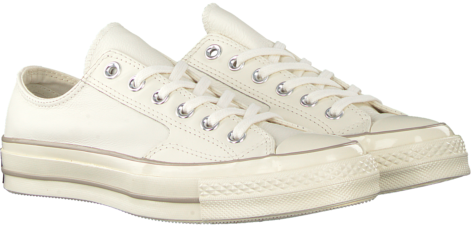 converse cuir beige