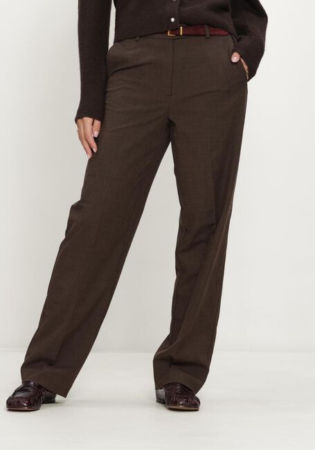 Braune SELECTED WOMEN Hose SLWRELAXED SIGNE MW PANT - large