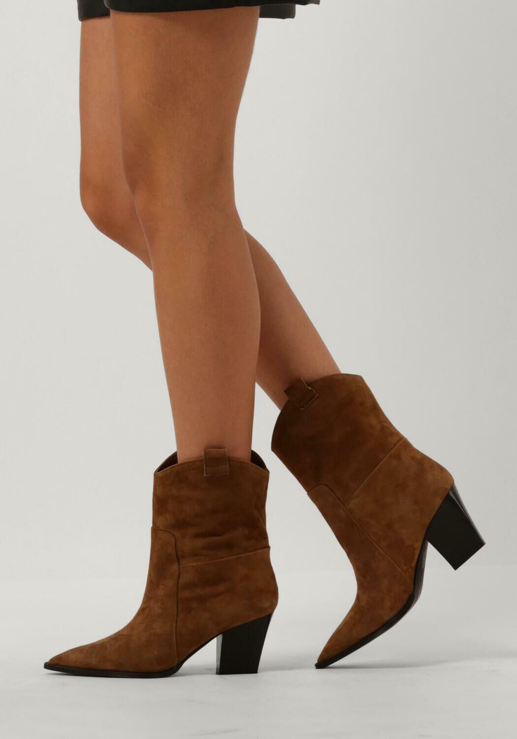 Cognacfarbene NOTRE-V Stiefeletten 35152 - large