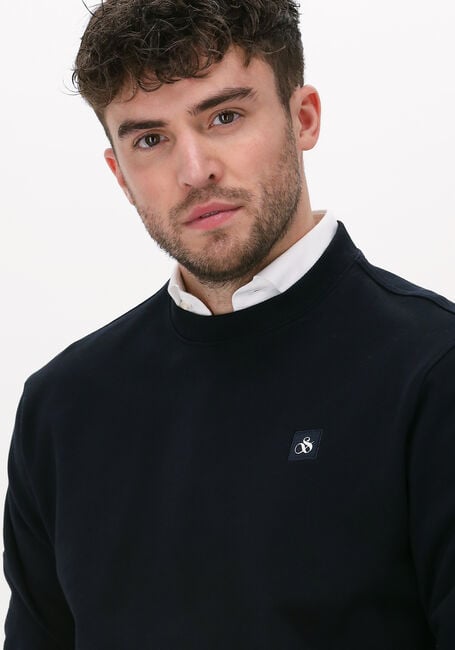 Dunkelblau SCOTCH & SODA Pullover FELPA CREWNECK SWEATSHIRT - large