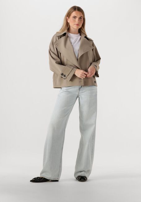 Beige SECOND FEMALE Trenchcoats SILVIE TRENCH JACKET - large