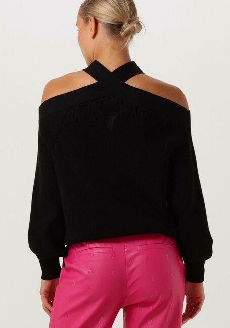 Schwarze ALIX THE LABEL Top FANCY NECK PULLOVER - large
