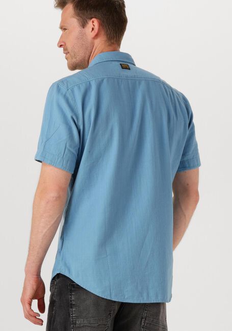Blaue G-STAR RAW Casual-Oberhemd MARINE SLIM SHIRT S\S - large