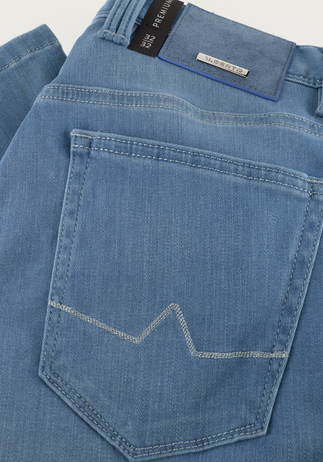 Hellblau ALBERTO Slim fit jeans PIPE - large