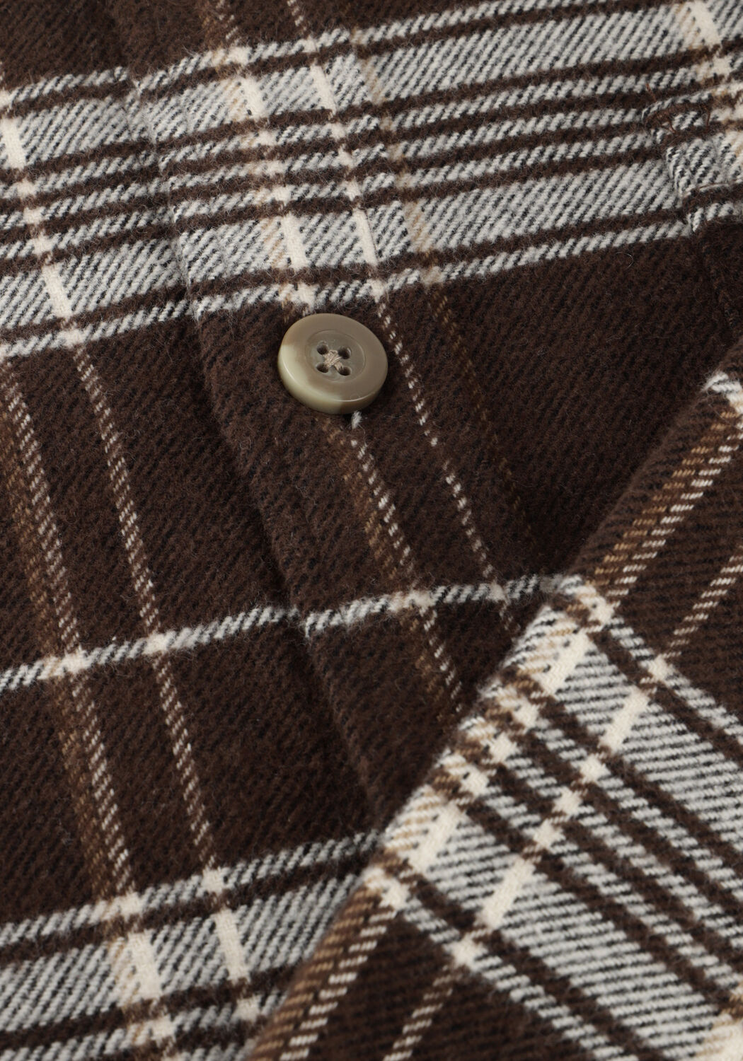 Taupe LES DEUX Overshirts LENNON CHECK OVERSHIRT - large