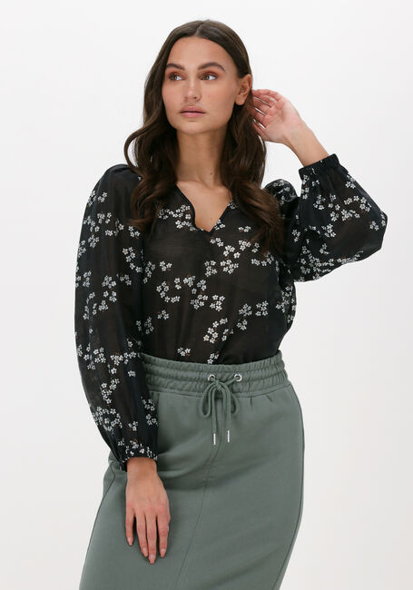 Schwarze SECOND FEMALE Blusen DAVIDA NEW BLOUSE - large