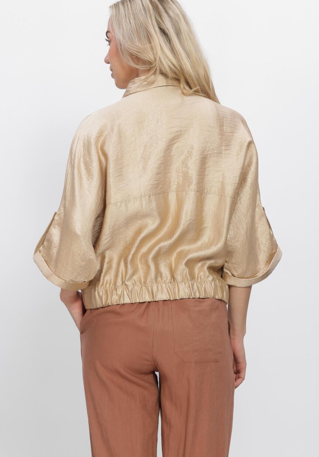 Goldfarbene NUKUS Blusen NELLY BLOUSE - large