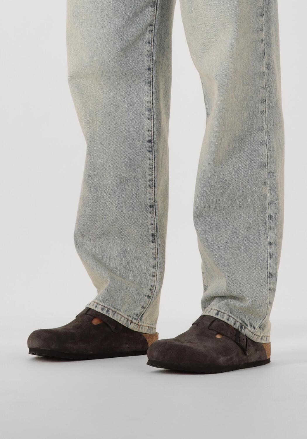 Dunkelgrau BIRKENSTOCK Slipper BOSTON HEREN - large