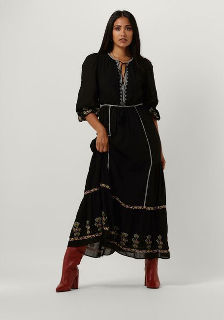 Schwarze VANESSA BRUNO Maxikleid BANGALI - large