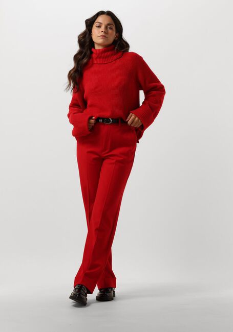 Rote VANILIA Pullover OVERSIZED TURTLE SWEATER - large