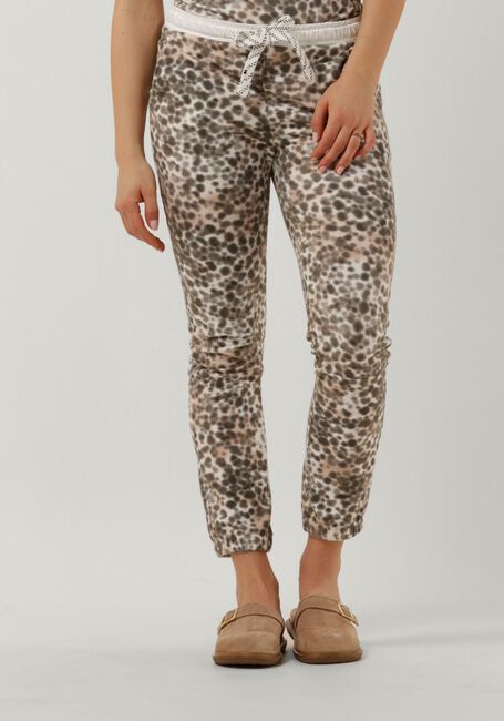 Ecru 10DAYS Jogginghose CROPPED JOGGER LEOPARD - large