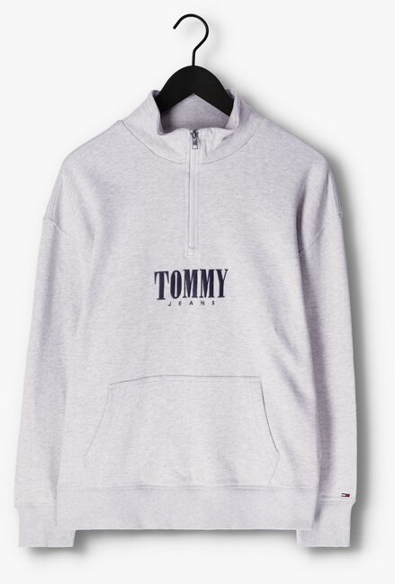 Graue TOMMY JEANS Pullover TJM RLXD AUTHENTIC HALF ZIP - large
