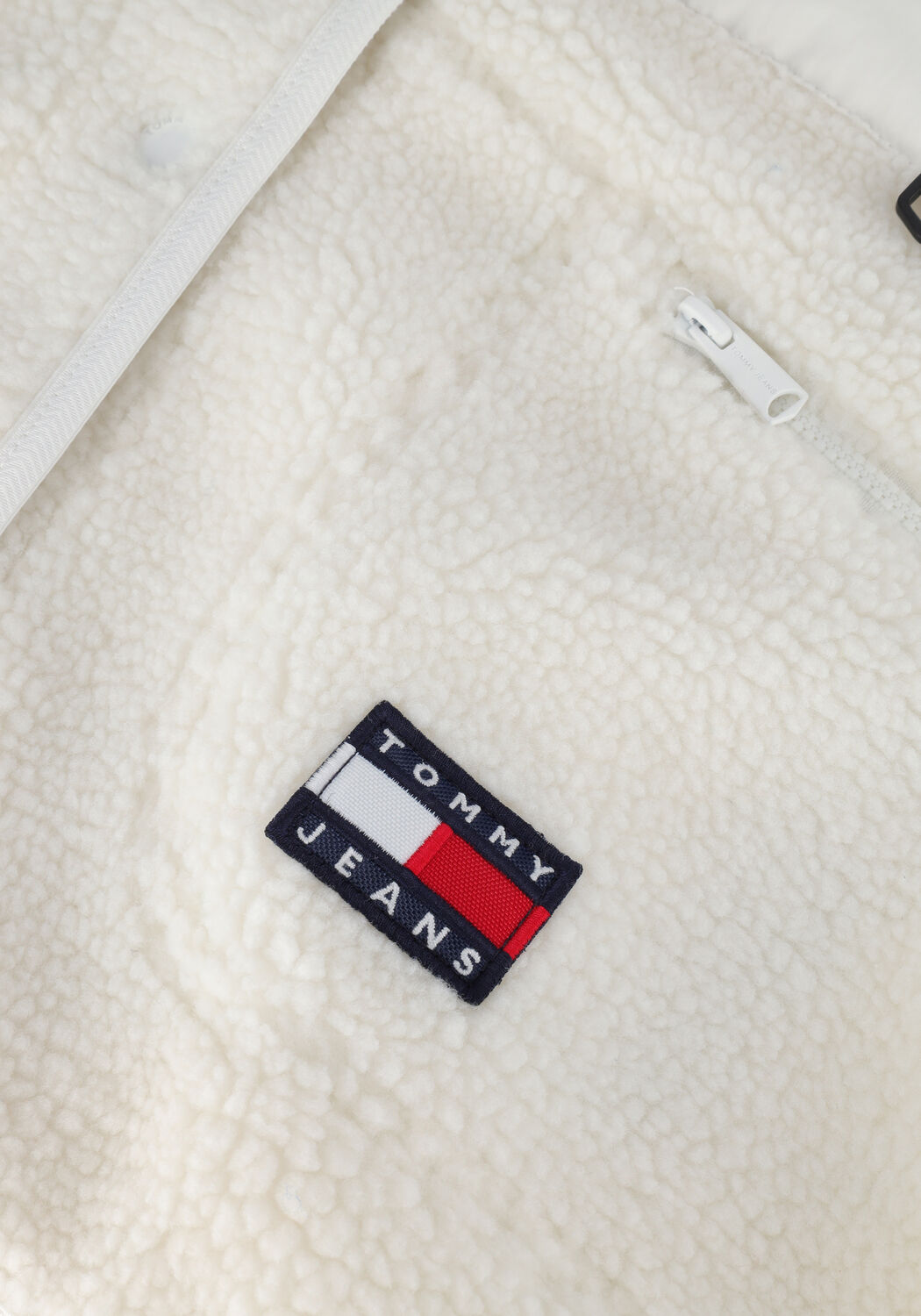 Nicht-gerade weiss TOMMY JEANS Teddy-Jacke TJW REVERSIBLE SHERPA JACKET - large