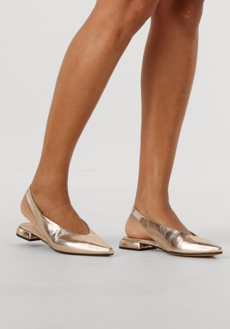 Goldfarbene NOTRE-V Slingbacks 12218 - large