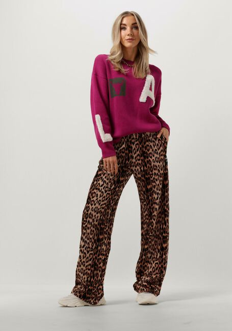 Bordeaux ALIX THE LABEL Pullover LADIES KNITTED ART WORK PULLOVER - large