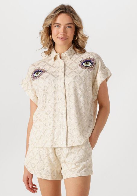 Creme WILD Blusen EDITH - large