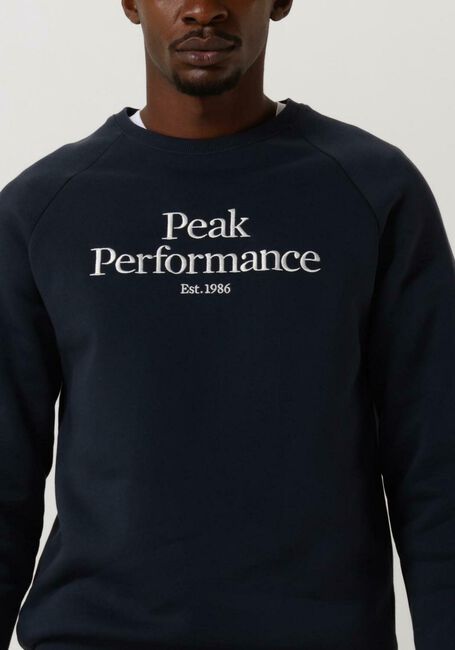 Blaue PEAK PERFORMANCE Pullover M ORIGINAL CREW - large