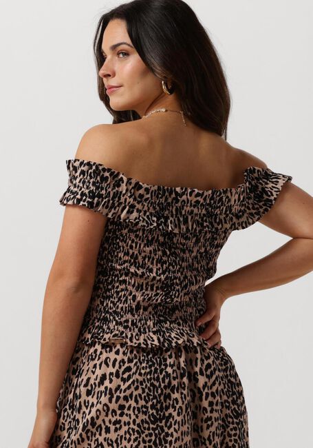 Braune CATWALK JUNKIE Top OFF-SHOULDER SMOCK TOP - large