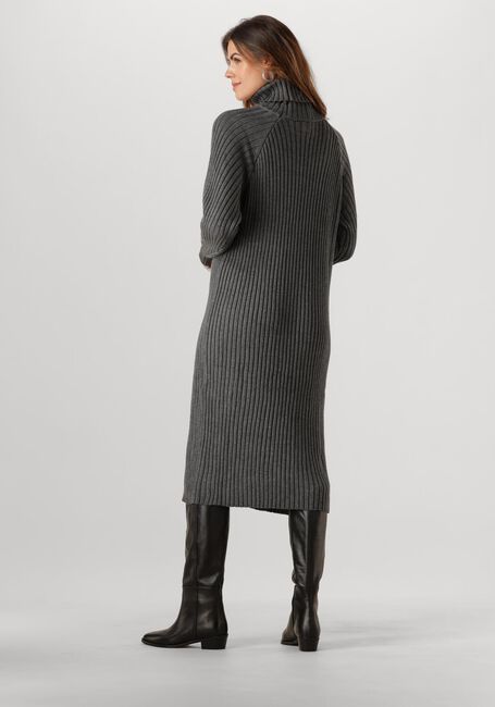 Graue Y.A.S. Midikleid YASMAVI KNIT MIDI ROLLNECK DRESS - large