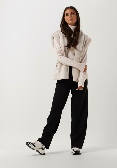 Beige GOOSECRAFT Bodywarmer MILA TEDDY COAT - large