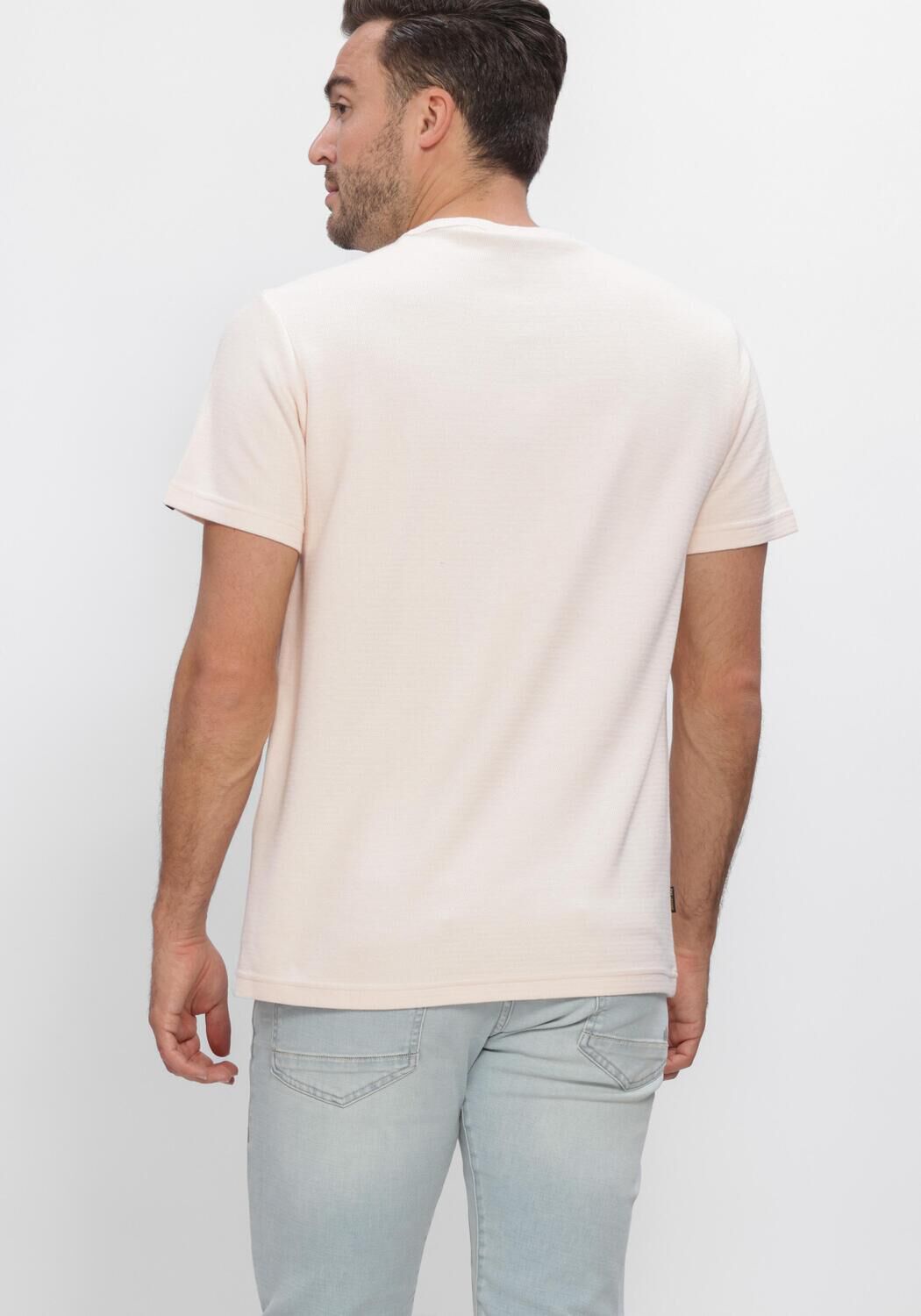 Hell-Pink PME LEGEND Polo-Shirt SHORT SLEEVE R-NECK RUSSEL JERSEY INTERLOCK - large