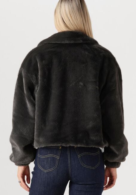 Dunkelgrau WITHBLACK Fake-Fur-Jack WBLNOHR FAUX FUR JACKET - large
