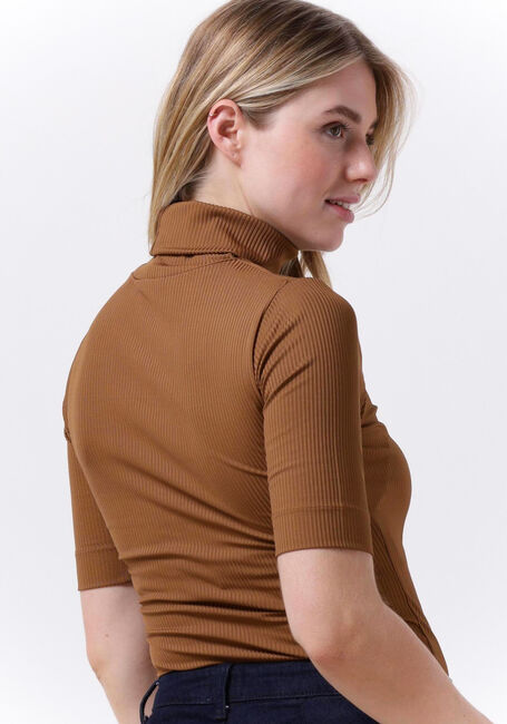 Braune MY ESSENTIAL WARDROBE Top ZOE KATE ROLLNECK BLOUSE - large