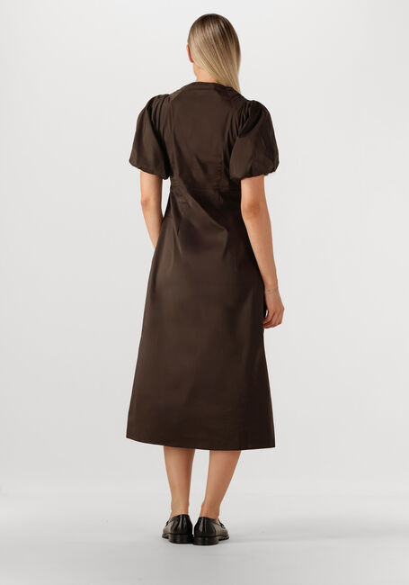 Braune NEO NOIR Maxikleid ILLANA POPLIN DRESS - large