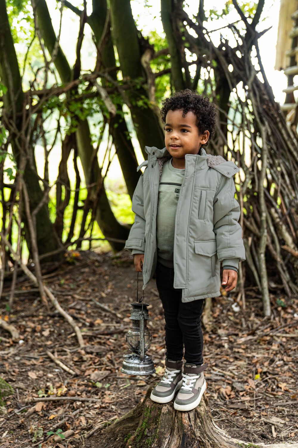 Gr&uuml;ne KOKO NOKO Parkas Q52816 - large