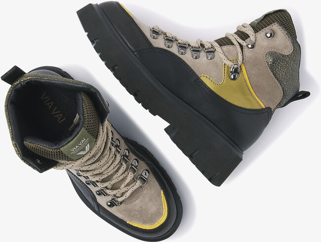 Mehrfarbige/Bunte VIA VAI Schn&uuml;rboots ZIVA STATE - large