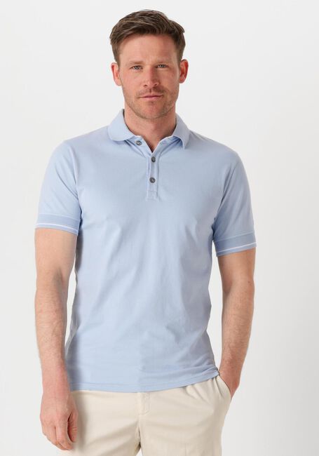 Hellblau GENTI Polo-Shirt POLO 3 BUTTON SS J2001-1212 - large