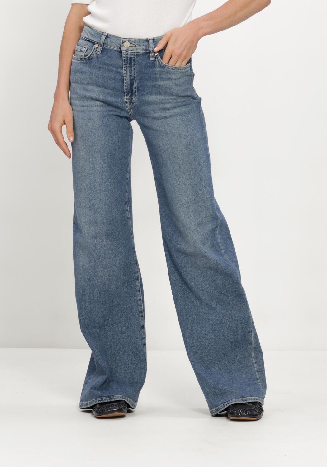Blaue 7 FOR ALL MANKIND Wide jeans LOTTA TIDE BREAK - large