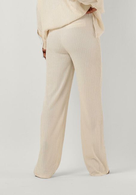 Ecru COLOURFUL REBEL Weite Hose MELODY STRUCTURE STRAIGHT PANTS - large