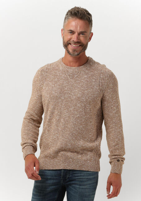 Grüne CAST IRON Pullover R-NECK REGULAR FIT COTTON MOULINE SLUB - large