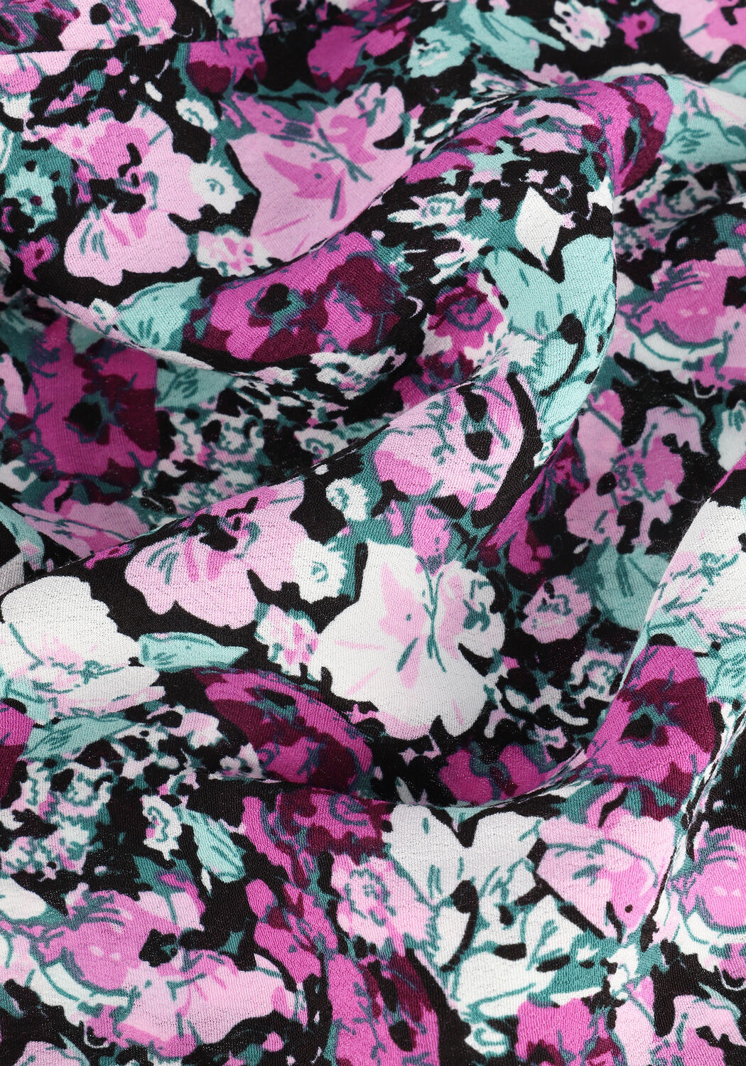 Lilane COLOURFUL REBEL Midirock DINAH SCATTERED FLOWER MIDI DRAWCORD SKIRT - large