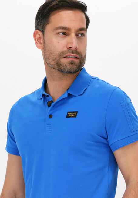 Blaue PME LEGEND Polo-Shirt TRACKWAY POLO - large