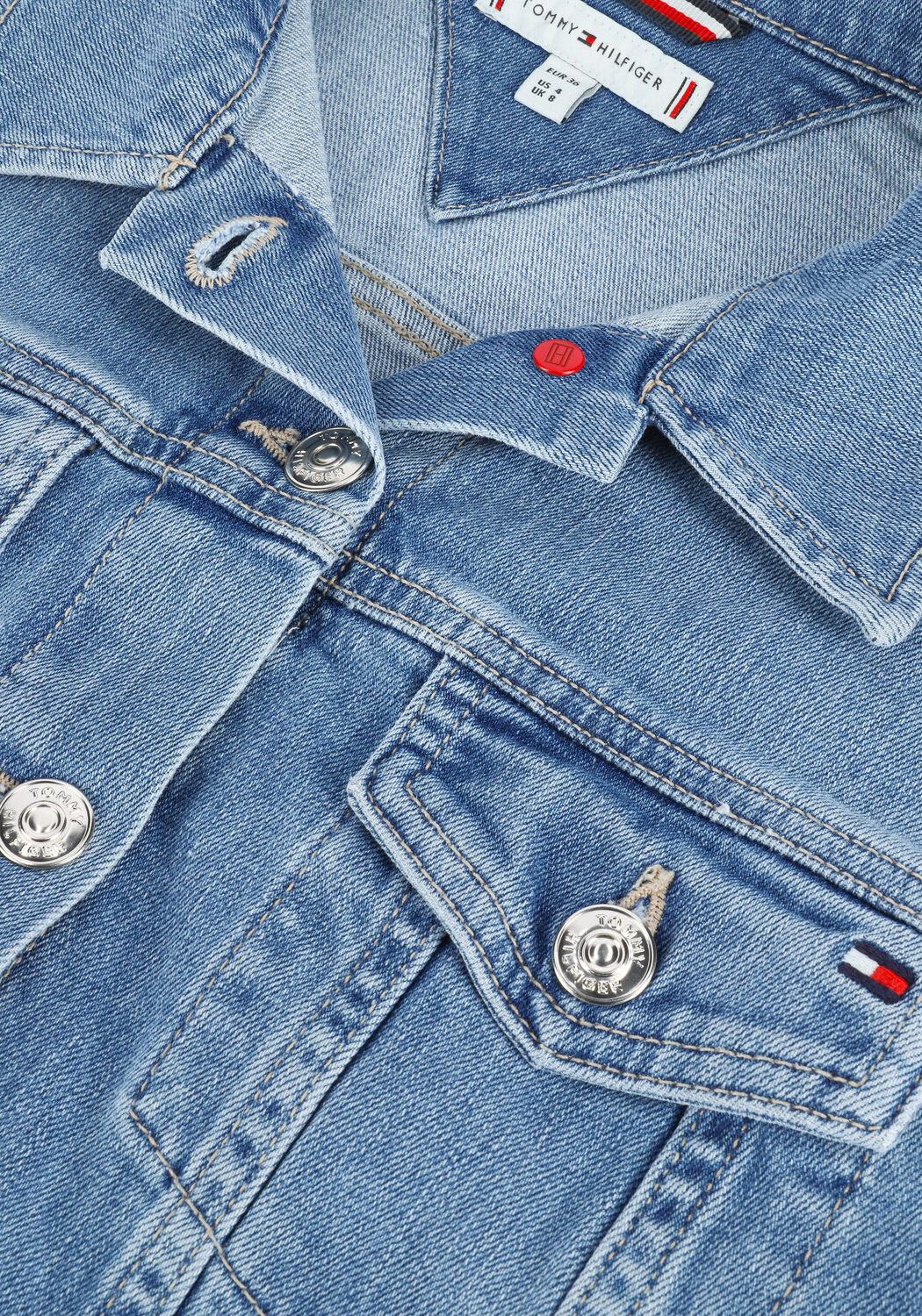 Hellblau TOMMY HILFIGER Jeansjacke DNM SLIM JACKET IZZ - large