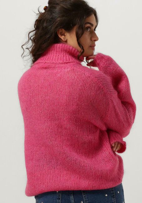 Fuchsie Y.A.S. Rollkragenpullover YASLAMBI LS KNIT ROLLNECK PULLOVER S. - large