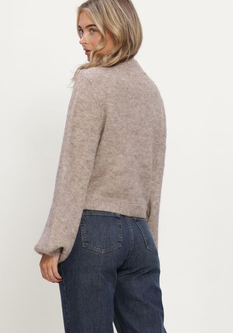 Beige NEO NOIR Strickjacke GIO FLUFFY KNIT CARDIGAN - large