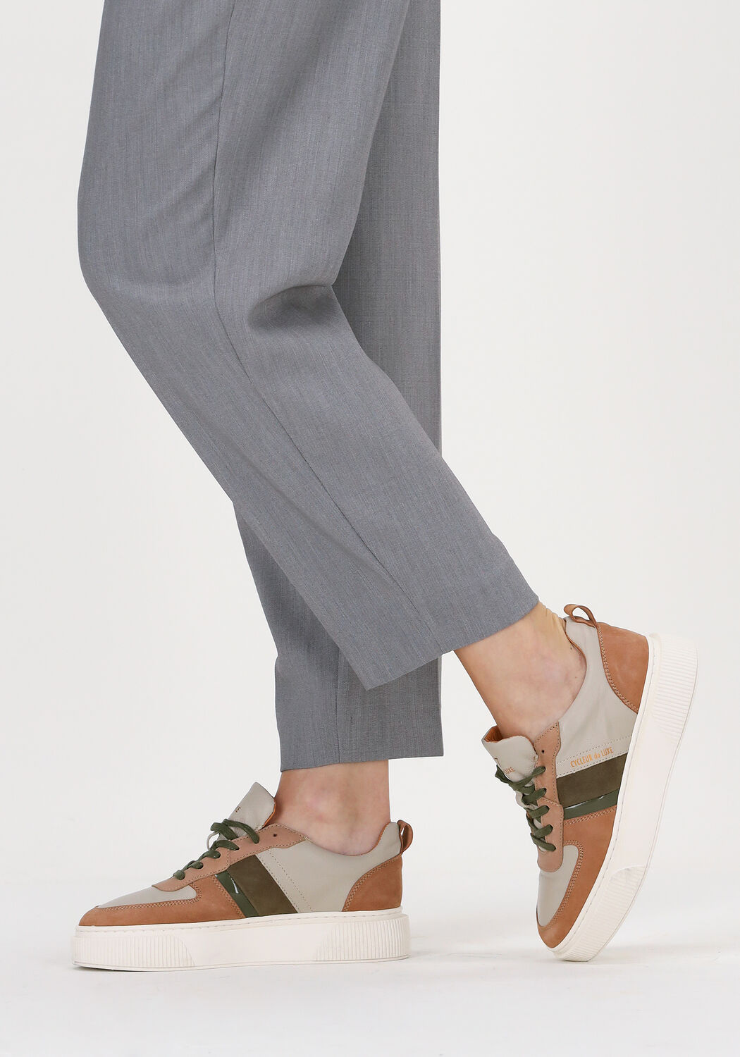 Camelfarbene CYCLEUR DE LUXE Sneaker Low PANACHE - large